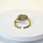 Ayarlanabilir Zirkon Taşlı Göz Yüzük