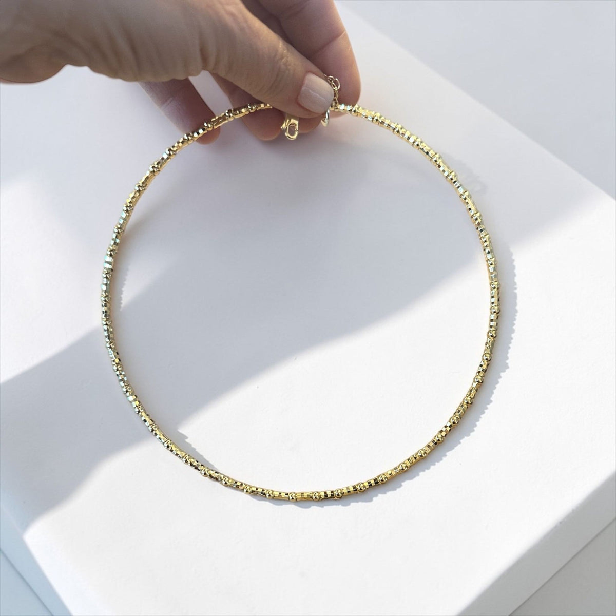 Ayarlanabilir İnce Gold Choker