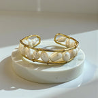 İncili Gold Bileklik