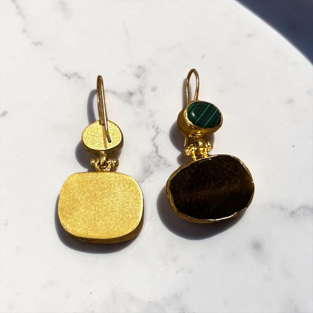 Stone Duo Küpe