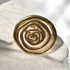 Spiral Tasarım Ayarlanabilir Yüzük