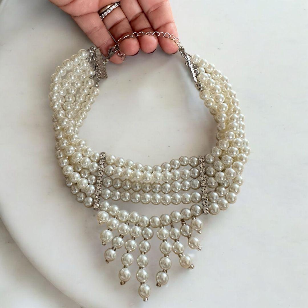 Çoklu İnci Choker