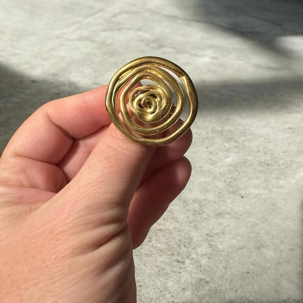 Spiral Tasarım Ayarlanabilir Yüzük