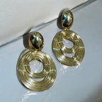 Spiral Sallantılı Küpe