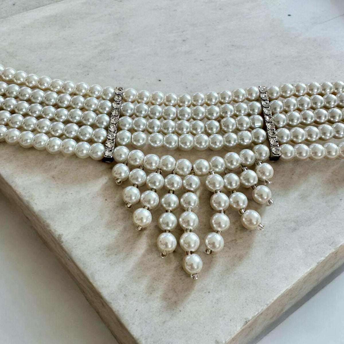 Çoklu İnci Choker