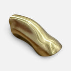 Jakris handmade brass ear cuff featuring a modern sculptural design with a polished gold-tone finish
